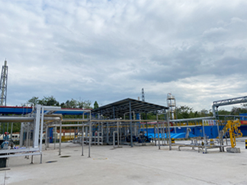 1000kg/h気化能力を有する大型蒸気気化器にて、生産ニーズに満たし、安全生産を維持する